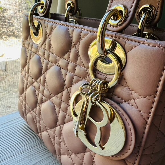 Lambskin Cannage Small My ABCDior Lady Dior Fard - Picture 8 of 16